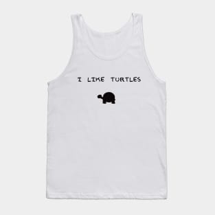 I Like Turtles Tank Top